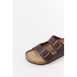 BIRKENSTOCK HABANA ARIZONA NARROW SOFT FOOTBED OILED LEATHER SANDALS